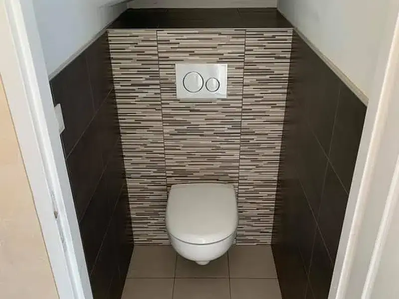 revêtement de mur wc