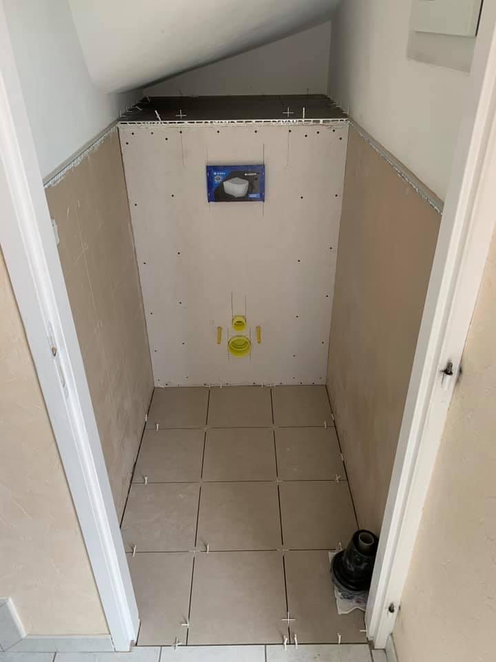revêtement de mur wc